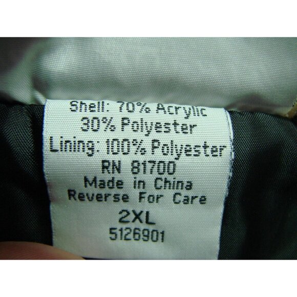 Faux Fur Leopard Print Lined Vest Womens 2XL Two Twenty by Blair Button Down - Picture 7 of 9